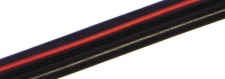 IT3205041609 Kabel 2x0,25mm černý s červenou linkou, max. 4A