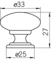 SIRO 12675 1533-33 PB12 Kovová knopka