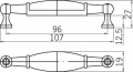 SIRO 12941 1699-107 ZN29 PF21 Rustikální úchytka