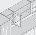 BL 72T550A.TL Závěs clip Top 120st. pro alu rám. (HF TOP)