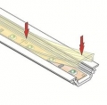 Krycí lišta pro LED Wireli 11,12,60,45 2m Klip