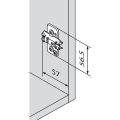 BL 174H7100E Podložka  clip 0mm kříž.excentr expando