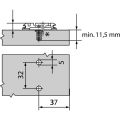 BL 174H7100E Podložka  clip 0mm kříž.excentr expando