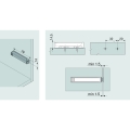 BL 956A1201 Přímý adaptér TIP-ON prodloužený šedý