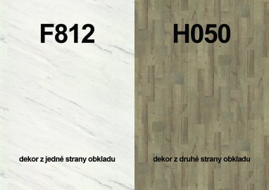Zástěna F812 ST9/H050 ST9 4100/640/9,2