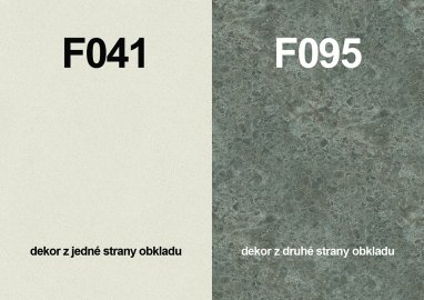 Zástěna F041 ST15/F095 ST87 4100/640/9,2