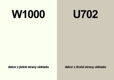 Zástěna W1000 ST76/U702 ST89 4100/640/9,2