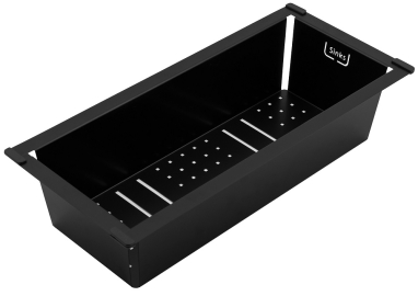 Cedník Sinks - černý - 450 x 200 x 102mm