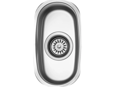 Dřez UNDERMOUNT 190 V 0,7mm matný