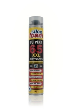 PU pěna  65XXL pistolová Silcofoam 880ml nízkoexpanzní