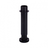 Opěrná postelová noha 190mm černá HT 47632