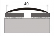 Přechodový profil 40 mm - oblý (samolepící)