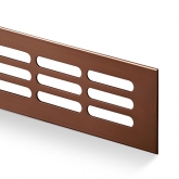 Větrací mřížka šířka 150 mm bronz elox