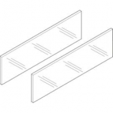 BL ZE7S388G Boční zásuvné prvky LBX 500 mm, sklo