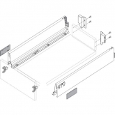 BL Sada Tandembox Antaro M délka 500mm, 30 kg šedá