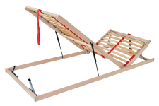 Postelový rošt Primaflex HN P, polohovací,výklopný od noh, zátěž do 120 kg