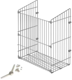 Prádelní výklopný koš Komfort, 40 l, 380x250x500 mm, chrom, šedý plast, WIRELI Komfort 2025 2003000001