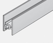 Horní a středová příčka S65 černá RAL 9005