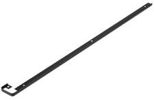 Spojovací lišta prodlužovací na PD 38mm L/P černá matná, délka 600mm